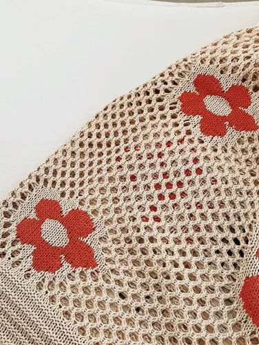 Miniatura 4 de ENBEI Bolsas bohemias, bolsa de punto de hombro, bolsa de mano Y2K estética, bolso de ganchillo lindo para mujeres, regalos hippie