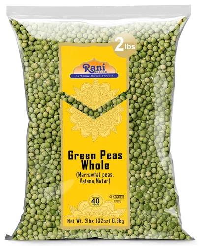 Miniatura 15 de Rani Green Peas Split, Secos (Vatana, Matar) 400oz (25lbs) Caja a granel de 25.0 lbs ~ Todo natural Vegano Apto para gluten Producto