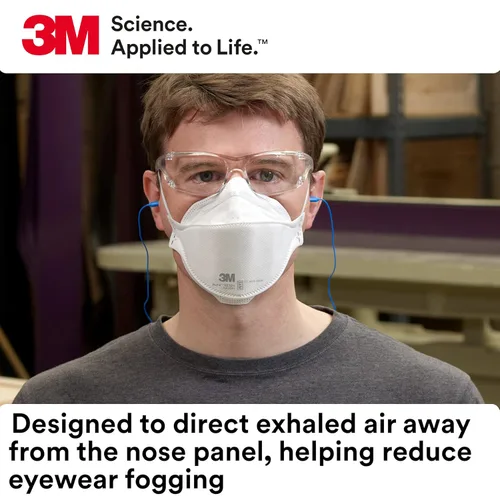 Miniatura 6 de 3M Aura - Respirador de partículas 9210+, N95, paquete de 20 respiradores desechables, cómodo envuelto individualmente, aprobado por NIOSH, diseño