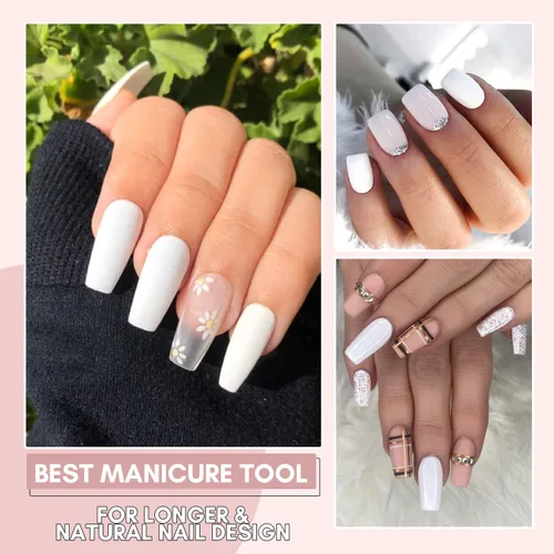 Miniatura 8 de Makartt - Gel de uñas de polietileno, 1.7 oz (50 ml), extensión para manicura francesa, constructor, fortalecedor, larga duración, fácil de usar