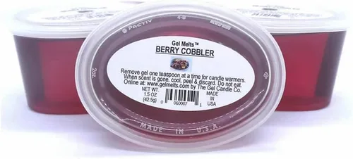 Peel, MELT and Enjoy - Paquete de 3 unidades de gel para calentadores y quemadores Sweet Berry Cobbler