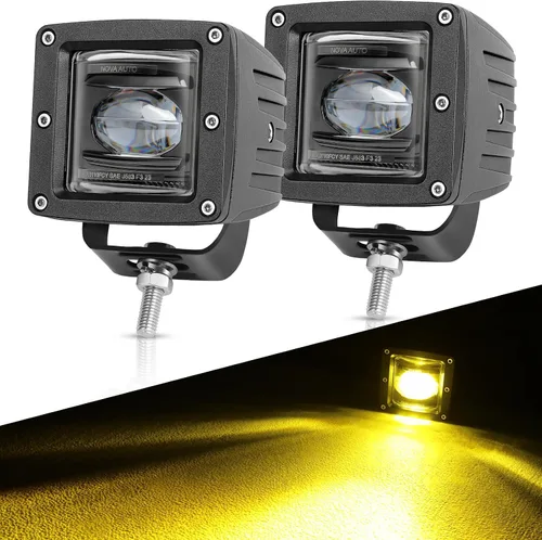 Miniatura 12 de Cápsulas LED, OFFROADTOWN Cubos LED de 2 pulgadas 50W Cápsulas de Luces de Conducción Luz de Parachoques Luz de Zanja Antiniebla Marcha Atrás