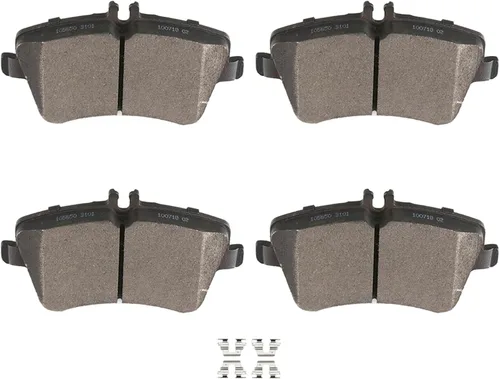 SCITOO Juego de pastillas de freno de cerámica delanteras D872 para Maserati Quattroporte, para Mercedes-Benz C230 C240 C280 C320 C350 CLK320 CLK350