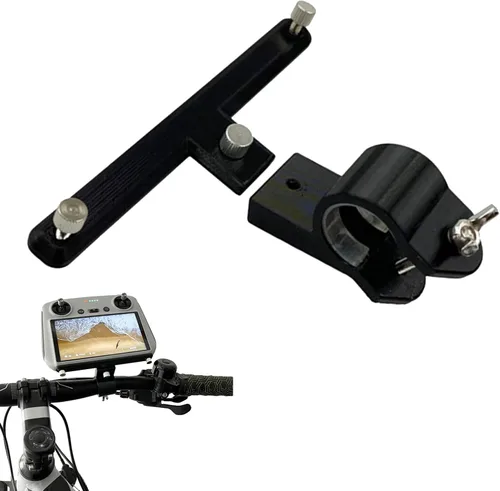 Miniatura 8 de Soporte para bicicleta con control remoto para bicicleta, clip de bicicleta ajustable, clip de abrazadera para manillar, soporte de controlador RC