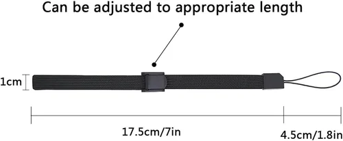 Miniatura 2 de Pluxen Hand Wrist Strap Lanyard, 5 Pieces Universal Wristlet Wristband with Adjustable Slider Lock Compatible with Wii Remote Controller Mobile 5