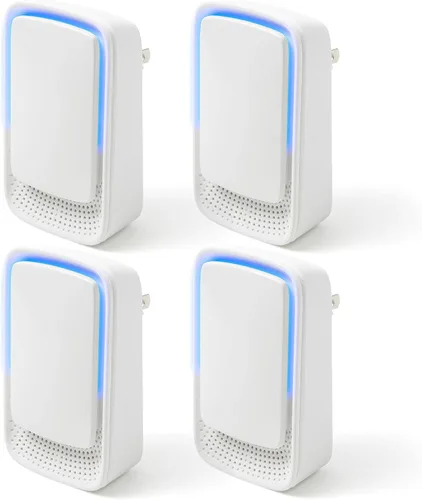 Purificador de aire enchufable para el hogar, ionizadores de aire de iones negativos, ambientador silencioso para dormitorio, oficina, cocina, mini