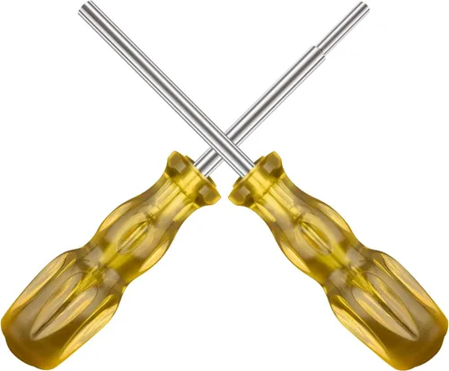 Miniatura 6 de Juego de destornilladores gamebit, puntas de seguridad de 3,8 mm y 4,5 mm para abrir consolas Nintendo, Sega y cartuchos de juego - Amarillo