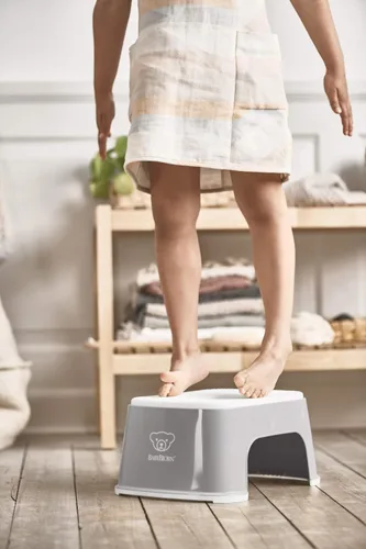 Miniatura 2 de BabyBjörn Taburete, gris/blanco