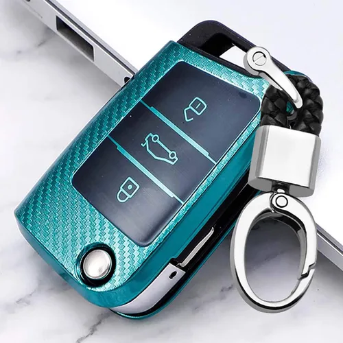 Miniatura 9 de ontto Funda para llavero con tapa para Audi A1 2020