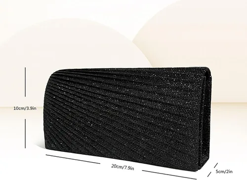 Miniatura 6 de Bolsos de mano brillantes para mujer, bolsos de mano de noche para mujer, fiesta formal, boda, bolso de los años 20 para cóctel, baile de graduación