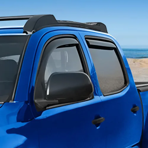 Miniatura 5 de Goodyear Deflectores de ventana inastillables en el canal para camiones, Toyota Tacoma 2005-2015, doble cabina, protectores de lluvia, viseras