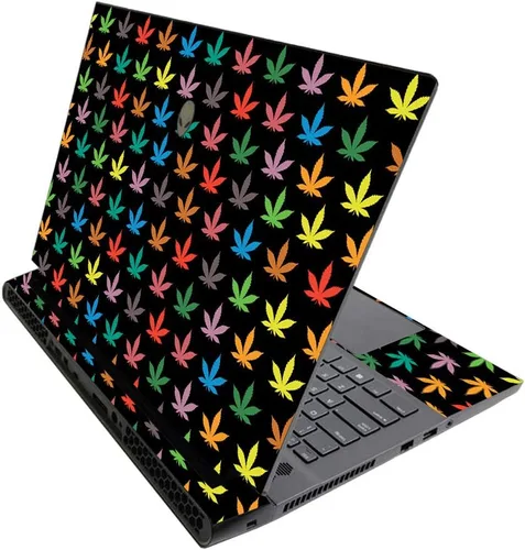 Miniatura 445 de MightySkins - Skin brillante con purpurina para Alienware M17 R3 (2020) y M17 R4 (2021) - Diversión de los años 90 Acabado duradero con purpurina
