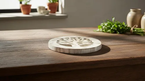 Miniatura 3 de Salvamanteles de madera hechos a mano para platos calientes, soporte para platos y ollas, almohadilla caliente para decoración de mesa de cocina