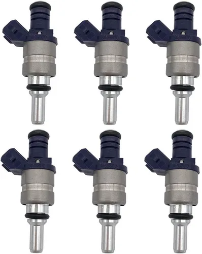 EPSIRMP 1439800 6 inyectores de combustible de 2 agujeros compatibles con BMW 330CI 330I 530I 530I X3 X5 Z3 Z4 3.0L L6 13641439800