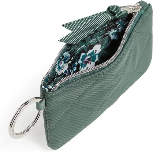 Miniatura 2 de Vera Bradley Cartera de identificación con cremallera de sarga de rendimiento para mujer