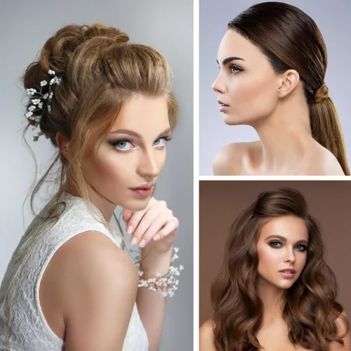Miniatura 5 de 3 piezas de esponja para el cabello con volumen y clips de cojín de soplo, herramientas de peinado para mujeres y niñas
