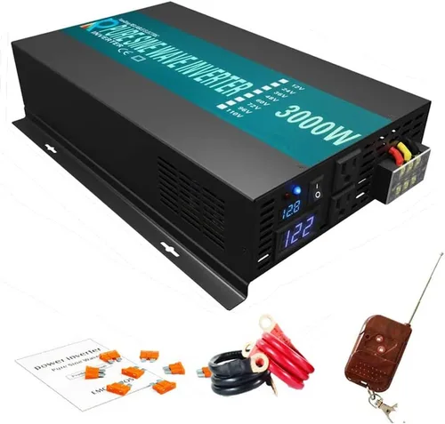 Miniatura 13 de WZRELB inversor de corriente solar pura de la onda sinusoidal de 500W 24V 120V con el interruptor teledirigido