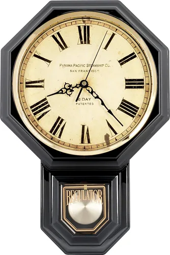 Miniatura 7 de JUSTIME Reloj de pared clásico vintage tradicional de estilo Schoolhouse, con péndulo y melodía Westminter cada hora, relojes de pared con melodía