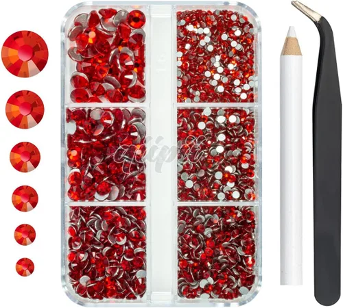 Miniatura 8 de Juego de 4010 diamantes de imitación dorados champán para arte de uñas, diamantes de imitación de parte trasera plana, dijes dorados para uñas, 6