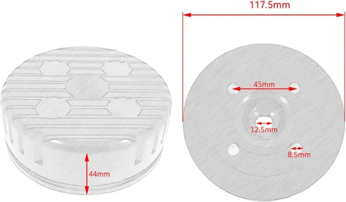 Miniatura 4 de JRL CNC - Culata para motor de carreras de 66 cc/80 cc