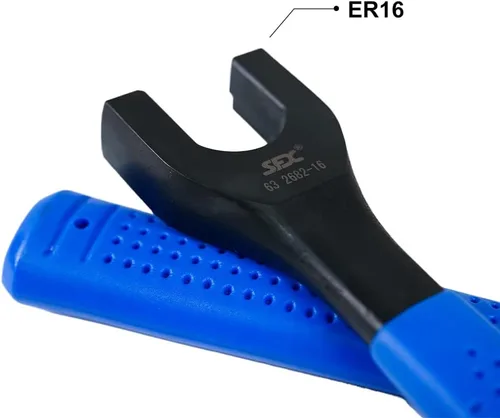 Miniatura 9 de SFX Llave de pinza tipo ER16 - Llave de aleación de alta resistencia funciona en tuerca tipo pinza