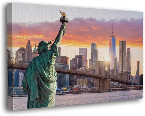 Miniatura 28 de SpiritualHands Lienzo decorativo para pared, diseño de lugares famosos del patrimonio mundial, carteles enmarcados escénicos, paisajes modernos, 03