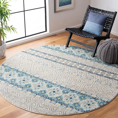 Miniatura 27 de SAFAVIEH Madison Collection - Alfombra decorativa de 2 pies 3 pulgadas x 4 pies, color carbón y gris, diseño bohemio chic, no desprende pelusa