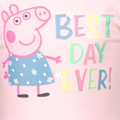 Miniatura 3 de Peppa Pig Vestido de manga corta para niñas de niños pequeños a niños pequeños