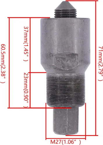 Miniatura 6 de NewYall Herramienta de reparación de extractor de rodillos de estator de 3 vías de 1.063 in 1.102 in 0.630 in para PW80 AD100 AD200 GS650 GS750