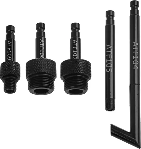 Miniatura 6 de 5 piezas de adaptadores de llenado ATF, adaptador de llenado de aceite de transmisión automática compatible con VW Audi 09G 01J CVT DSG