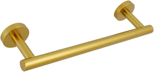 Miniatura 32 de Barra de toalla de mano de baño de 24 pulgadas en negro mate SUS 304 de acero inoxidable para montaje en pared..