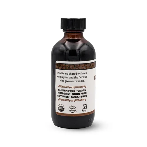 Miniatura 3 de Singing Dog Vanilla Extracto orgánico de vainilla pura de doble fuerza, 4 onzas – 2 granos de vainilla, USDA Organic – Helado, horneado – sin OMG