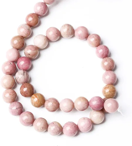 Miniatura 24 de 60 Cuentas de 15⁄64 Pulgadas (6 mm) de Piedra Natural de Citrino Limpio de Grado 3A en Bruto para Hacer Joyería, Pulseras DIY