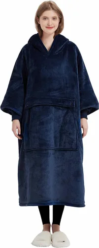 Miniatura 42 de KFUBUO Manta portátil con capucha de sherpa para niños, todos los patrones, sudadera de gran tamaño con bolsillo, regalos de cumpleaños para niñas