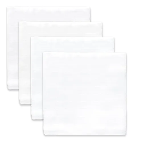 Miniatura 2 de SwaddleDesigns Mantas de muselina de algodón, juego de 4, mantas de recepción para bebés niños y niñas, mejor regalo de baby shower, 46x46 pulgadas
