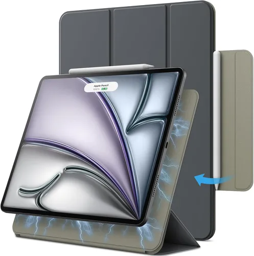 Miniatura 10 de JETech Funda magnética para iPad Air de 11 pulgadas M3/M2 (2025/2024), iPad Air 5/4 (2022/2020 5ª/4ª 10.9 pulgadas), iPad Pro 11 (2018), Negro