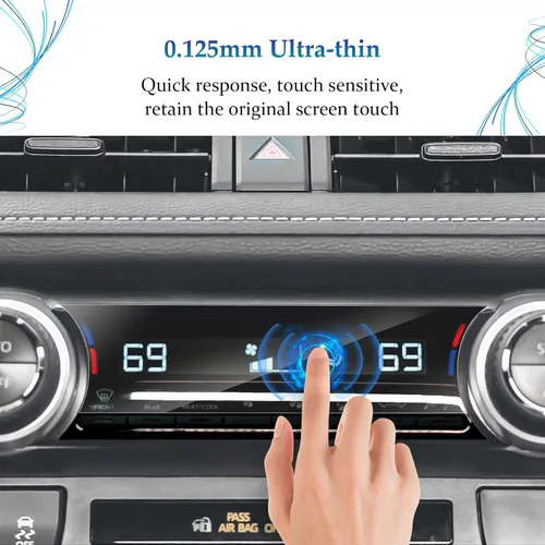 Miniatura 2 de SKTU 2 protectores de pantalla RAV4 2023 2024 2025 para Toyota RAV4 2019-2025 pantalla de aire acondicionado 2024 2025 RAV4 accesorios HD RAV4 Air