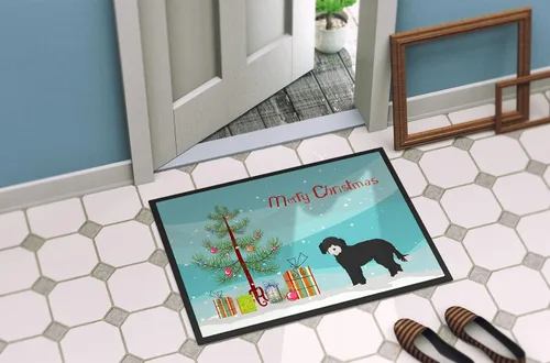 Miniatura 55 de Caroline's Treasures CK3799MAT Akita Shepherd - Tapete de árbol de Navidad de 18 x 27 pulgadas, tapete para puerta delantera, interior y exterior