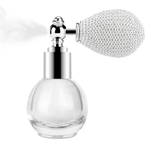 Miniatura 7 de KYDA Spray en polvo iluminador, spray de purpurina de alto brillo, maquillaje en polvo brillante, para cosméticos con purpurina facial y corporal