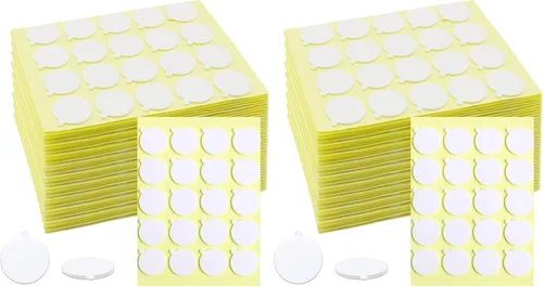 Miniatura 10 de Kit de 240 piezas de fabricación de velas, calcomanías de mecha de vela, suministros para hacer velas, calcomanías de doble cara con la pequeña
