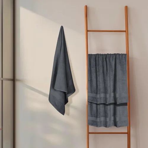 Miniatura 4 de GLAMBURG Juego de 2 Sábanas de Baño Extra Grandes de Algodón Premium de 700 GSM - 100% Algodón Peinado - 2 Sábanas de Baño 35x70 pulgadas - Calidad