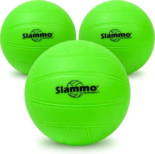 GoSports Slammo - Juego de 3 bolas de repuesto oficiales, funciona para todos los juegos de red redonda, elige entre tamaño de competencia o bolas