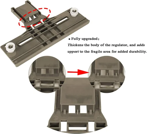 Miniatura 2 de Piezas de estante superior para lavavajillas W10350376 y W10195840 y W10195839 para lavavajillas Kenmore Elite 665, lavavajillas Whirlpool
