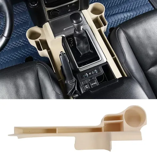 Caja de almacenamiento de vasos de agua mejorada para Toyota Land Cruiser Prado 150 Fj150 LC150 2018-2023 Accesorios de modificación del asiento