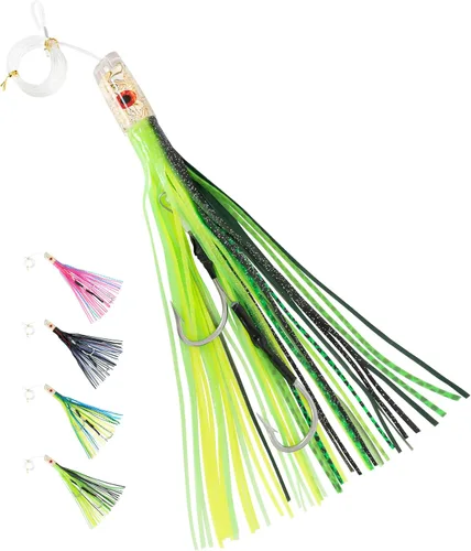 Miniatura 17 de BLUEWING Señuelo de Curricán para Pesca Mayor de 6 pulgadas/9 pulgadas/11 pulgadas/12 pulgadas/14 pulgadas/15 pulgadas/20 pulgadas, Aparejos de Agua
