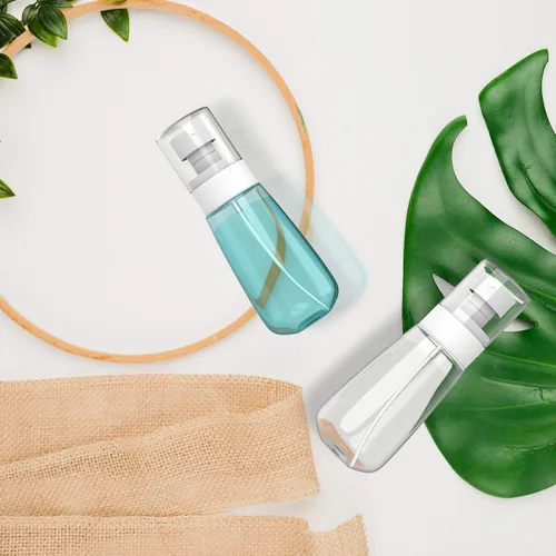Miniatura 6 de RELANOR Paquete de 2 botellas de aerosol pequeñas tamaño viaje 60ml/2oz - Mini botellas de aerosol vacías de niebla fina - a prueba de fugas