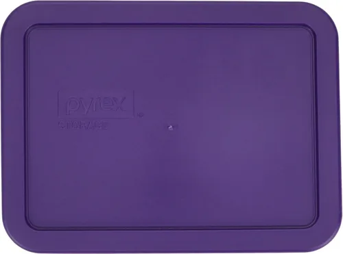 Pyrex 7210-PC - Tapa de plástico sin BPA, 3 tazas, color morado ciruela, fabricada en Estados Unidos
