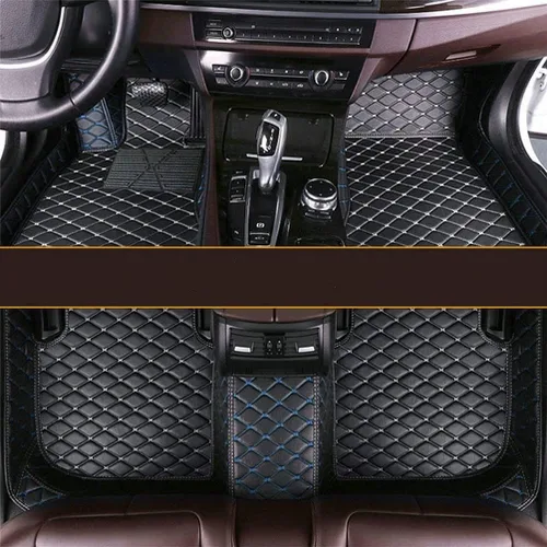 Miniatura 6 de Personaliza las alfombrillas de cuero de protección para todo tipo de clima para automóviles, SUV y camiones según el modelo automotriz (beige)