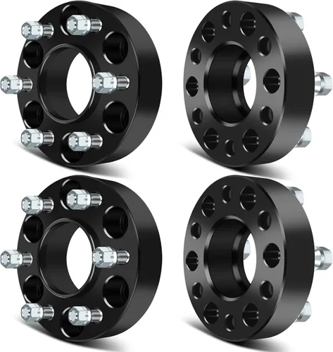 Miniatura 27 de SCITOO 4 espaciadores de rueda de 1 pulgada, 4 lengüetas de 0.157 x 3.937 in a 0.157 x 3.937 in, pernos de 0.472 x 0.059 in, compatibles