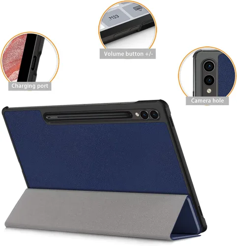 Miniatura 2 de Funda para Samsung Galaxy Tab S10+ Plus de 12.4 pulgadas, versión 2024, ligera, delgada, cubierta de soporte para Tab S9+ Plus SM-X810/X816B/X818U